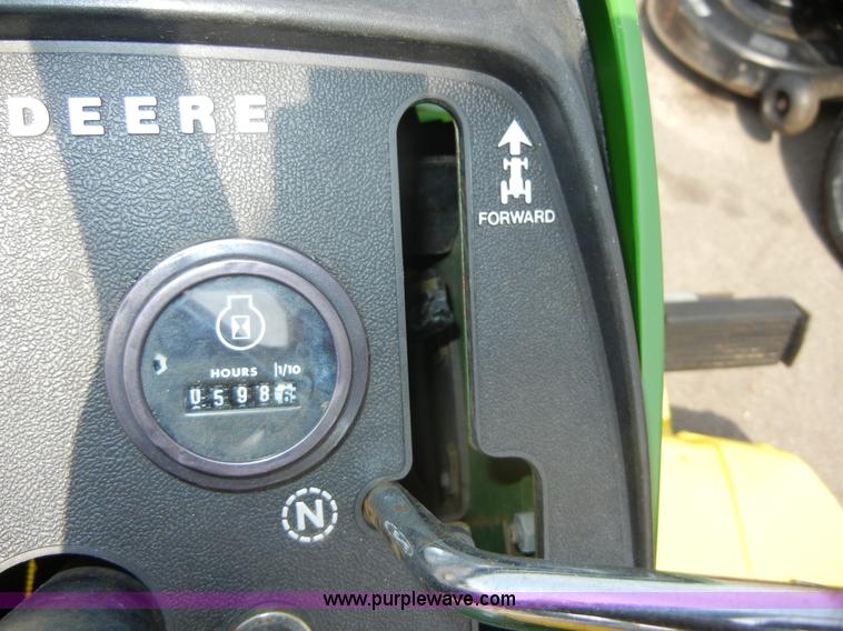 image for item 2365 John Deere 317 lawn mower with rear tiller