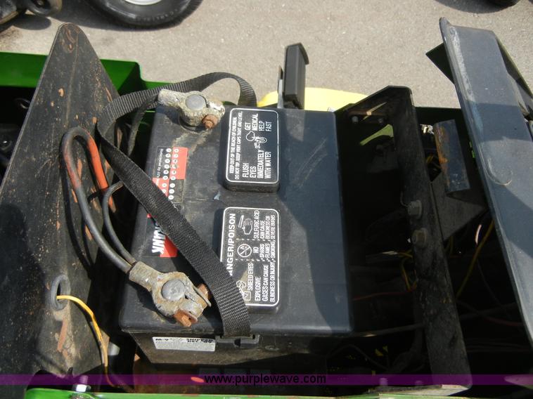 image for item 2365 John Deere 317 lawn mower with rear tiller