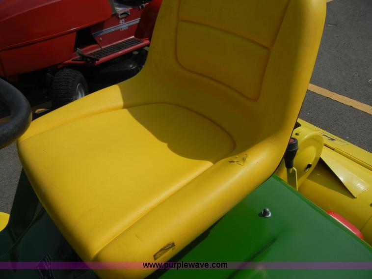 image for item 2365 John Deere 317 lawn mower with rear tiller