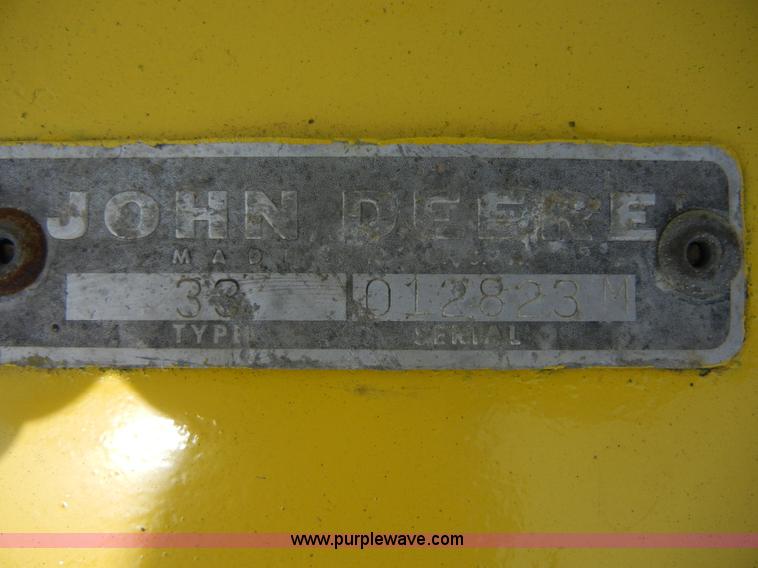 image for item 2365 John Deere 317 lawn mower with rear tiller