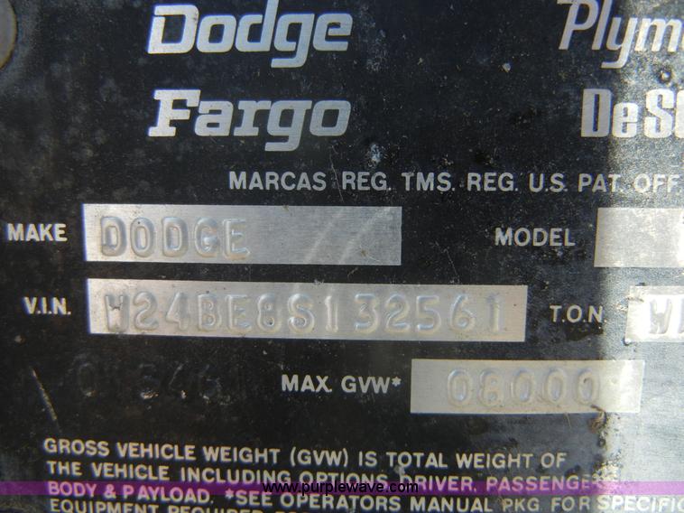 image for item 2413 1977 Dodge Power Wagon 200 pickup truck