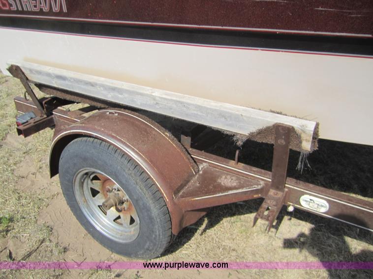 image for item 3420 1985 Glasstream 152 Tempes 15' boat with trailer