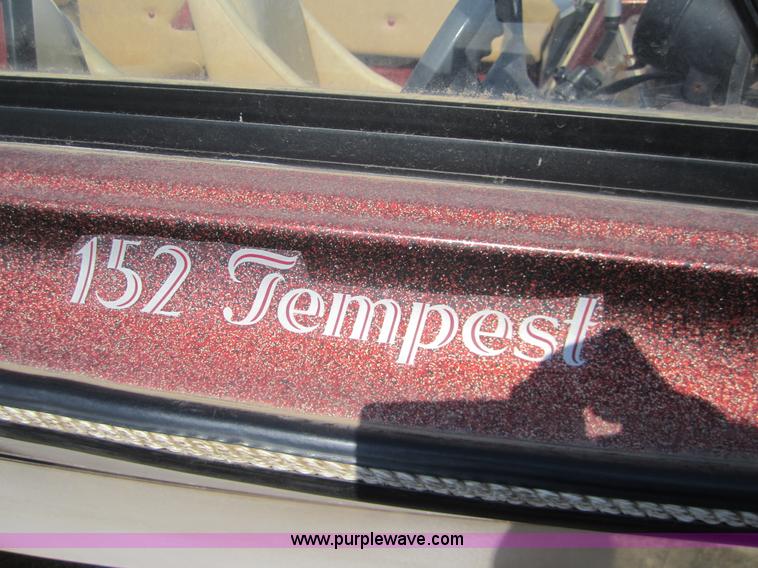 image for item 3420 1985 Glasstream 152 Tempes 15' boat with trailer