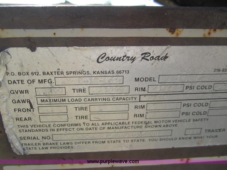 image for item 3420 1985 Glasstream 152 Tempes 15' boat with trailer