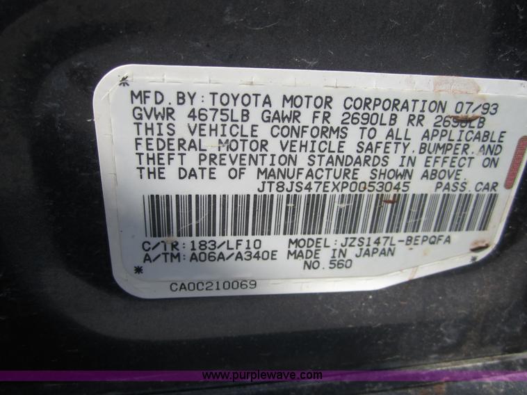 image for item 4385 1993 Lexus GS300