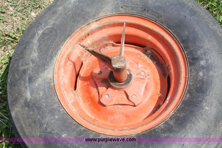 image for item 4737 (2) tires and wheels with hubs