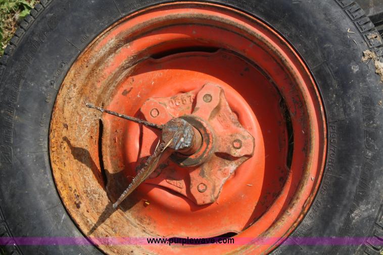 image for item 4737 (2) tires and wheels with hubs