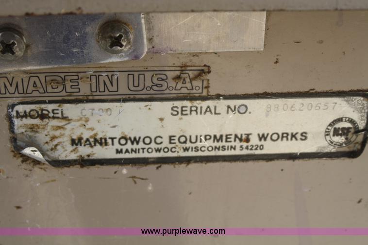 image for item 4741 Manitowoc water cooled ice machine