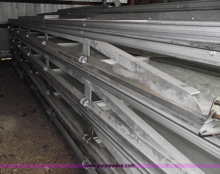image for item 5570 (4) 14 x 22 aluminum commercial garage doors