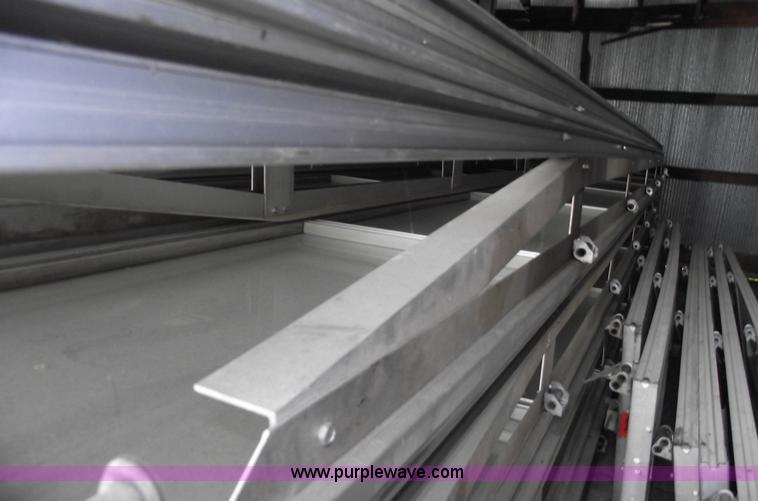 image for item 5570 (4) 14 x 22 aluminum commercial garage doors