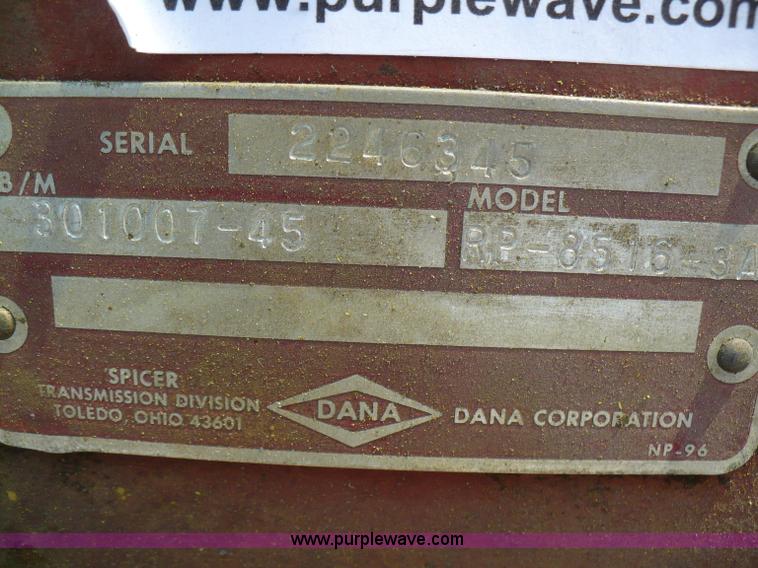 image for item 5902 Dana Corporation Spicer transmission