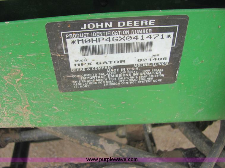 image for item 6981 2006 Gator HPX 4x4