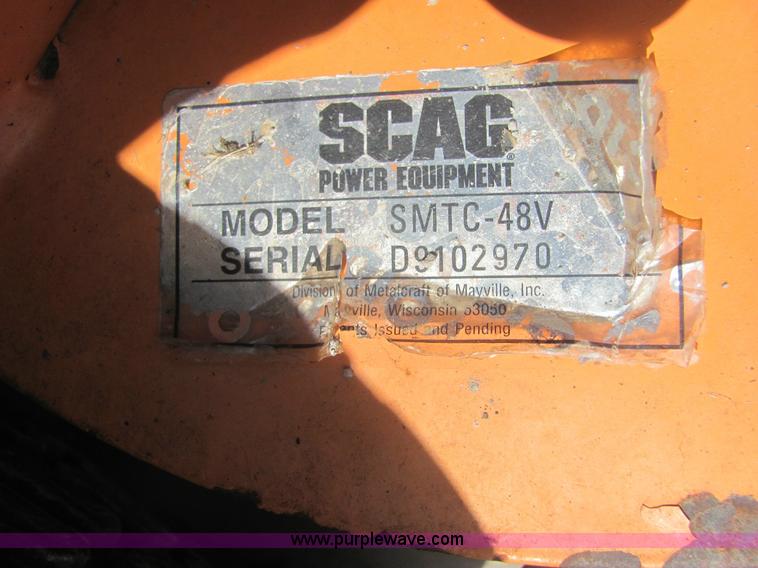 image for item 6982 2010 Scag Tiger Cub zero turn lawn mower