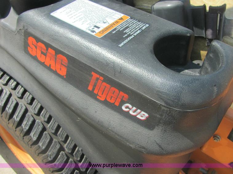 image for item 6982 2010 Scag Tiger Cub zero turn lawn mower