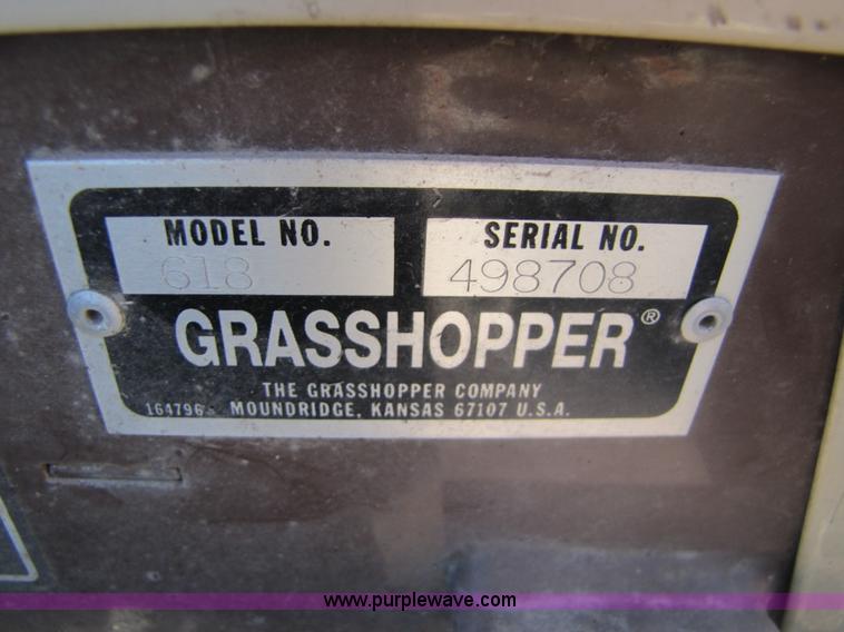 image for item 8484 Grasshopper 618 lawn mower