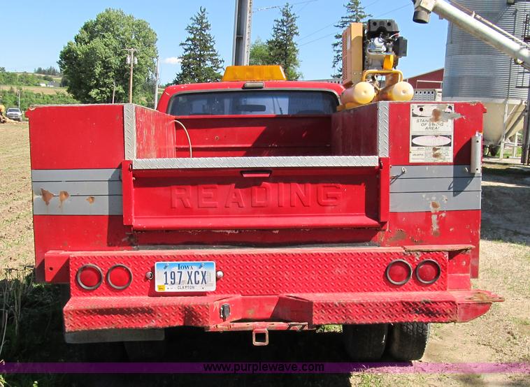 image for item 8993 1993 Ford F350 utility pickup truck