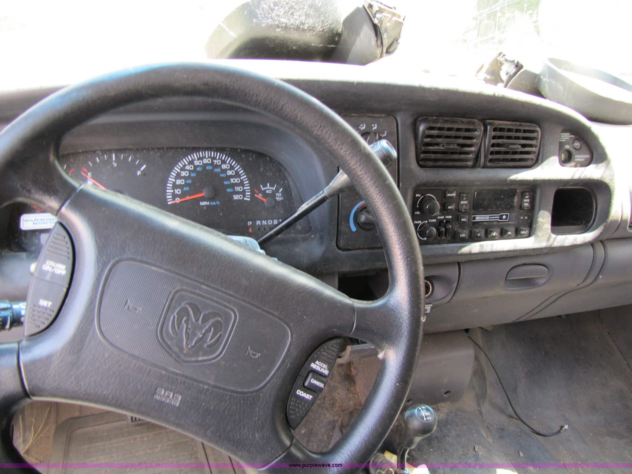 1999 Dodge Ram 1500 pickup truck in Pratt, KS Item 1001 sold Purple