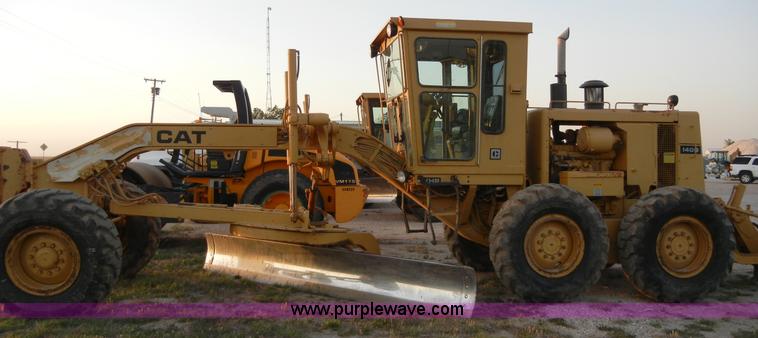 image for item 1000 1989 Caterpillar 140G-VHP motor grader