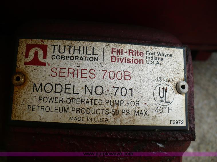 image for item 1651 Tuthill 701 Fill-Rite electric fuel pump