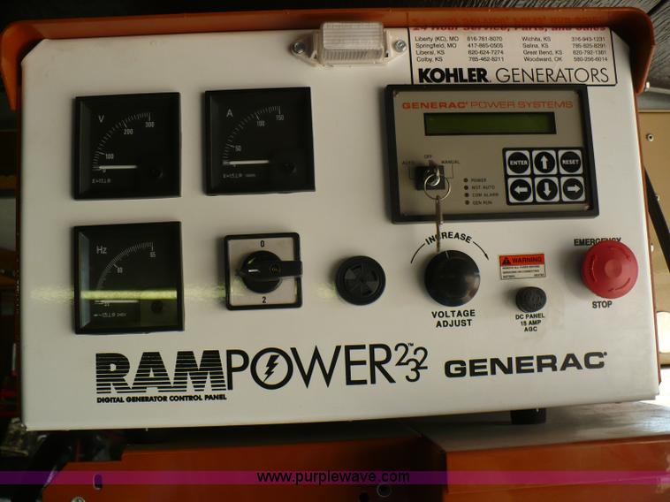 image for item 1652 2003 Generac diesel generator