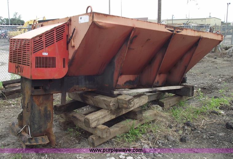 Swenson salt and sand spreader in Kansas City, KS Item 5598 sold