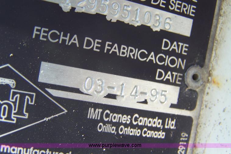 image for item 7372 1995 IMT 9000 knuckle boom