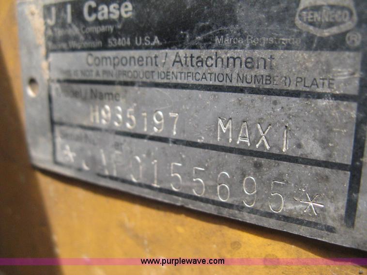 image for item 8001 1992 Case Maxi-Sneaker series B articulated trencher and vibratory plow tractor