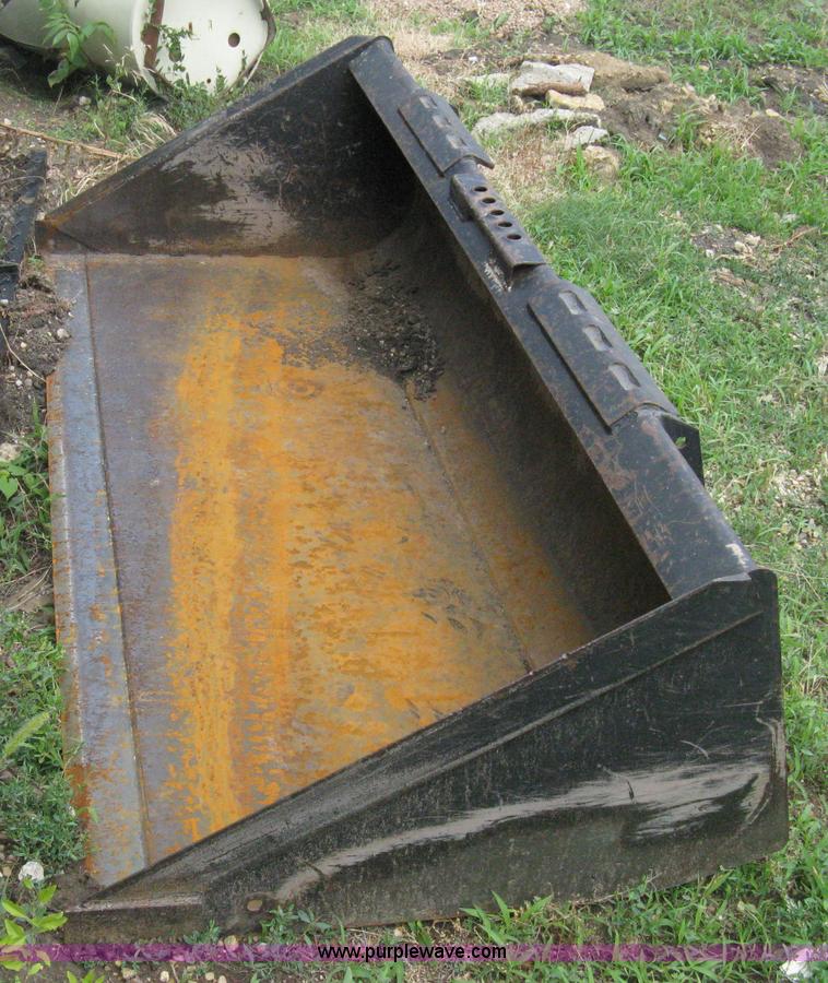 image for item 8003 72" skid loader smooth bucket