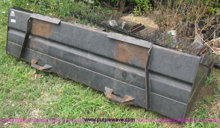 image for item 8003 72" skid loader smooth bucket