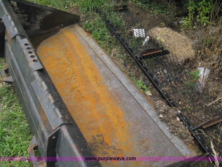 image for item 8003 72" skid loader smooth bucket