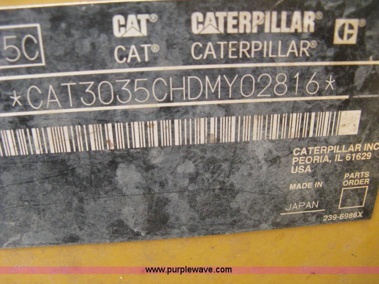 image for item 8086 2008 Caterpillar 303.5C CR excavator