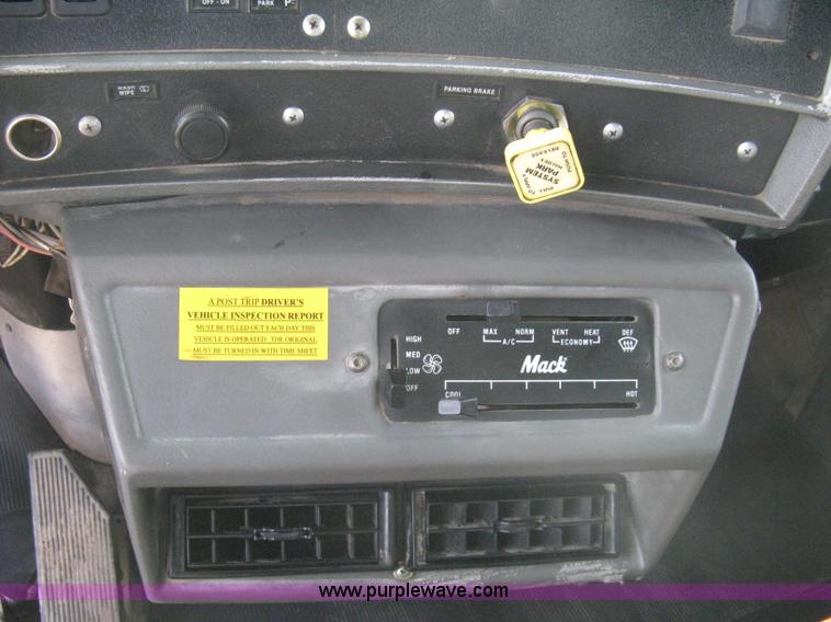 image for item 8114 2001 Mack RB688S triple axle dump truck