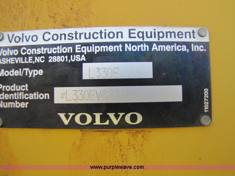 image for item 8260 2006 Volvo L330E wheel loader