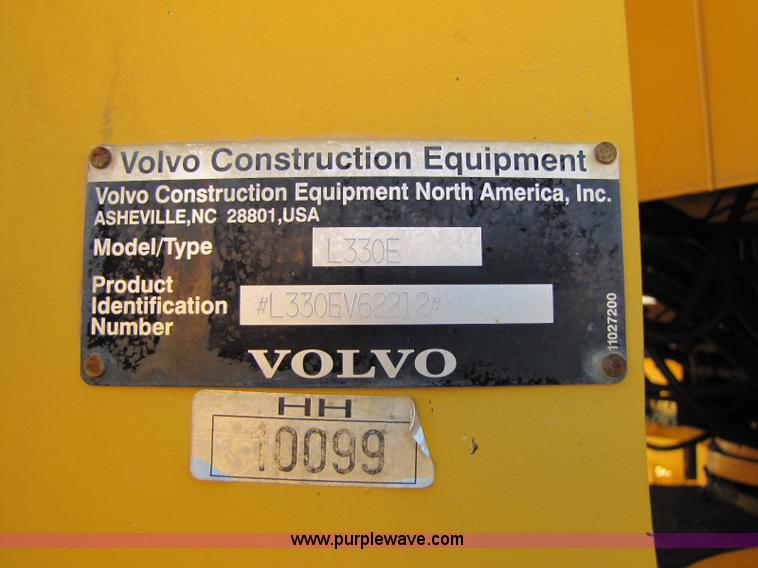 image for item 8261 2005 Volvo L330E wheel loader