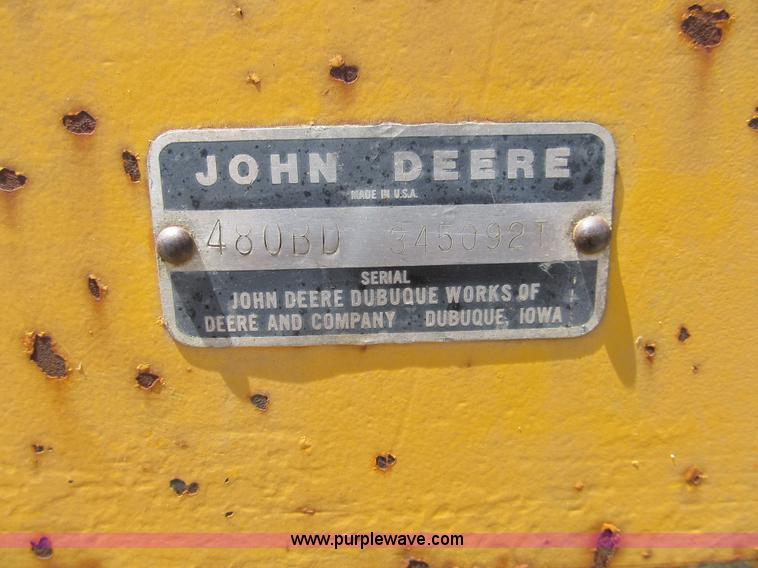 image for item 8997 John Deere 480BD forklift