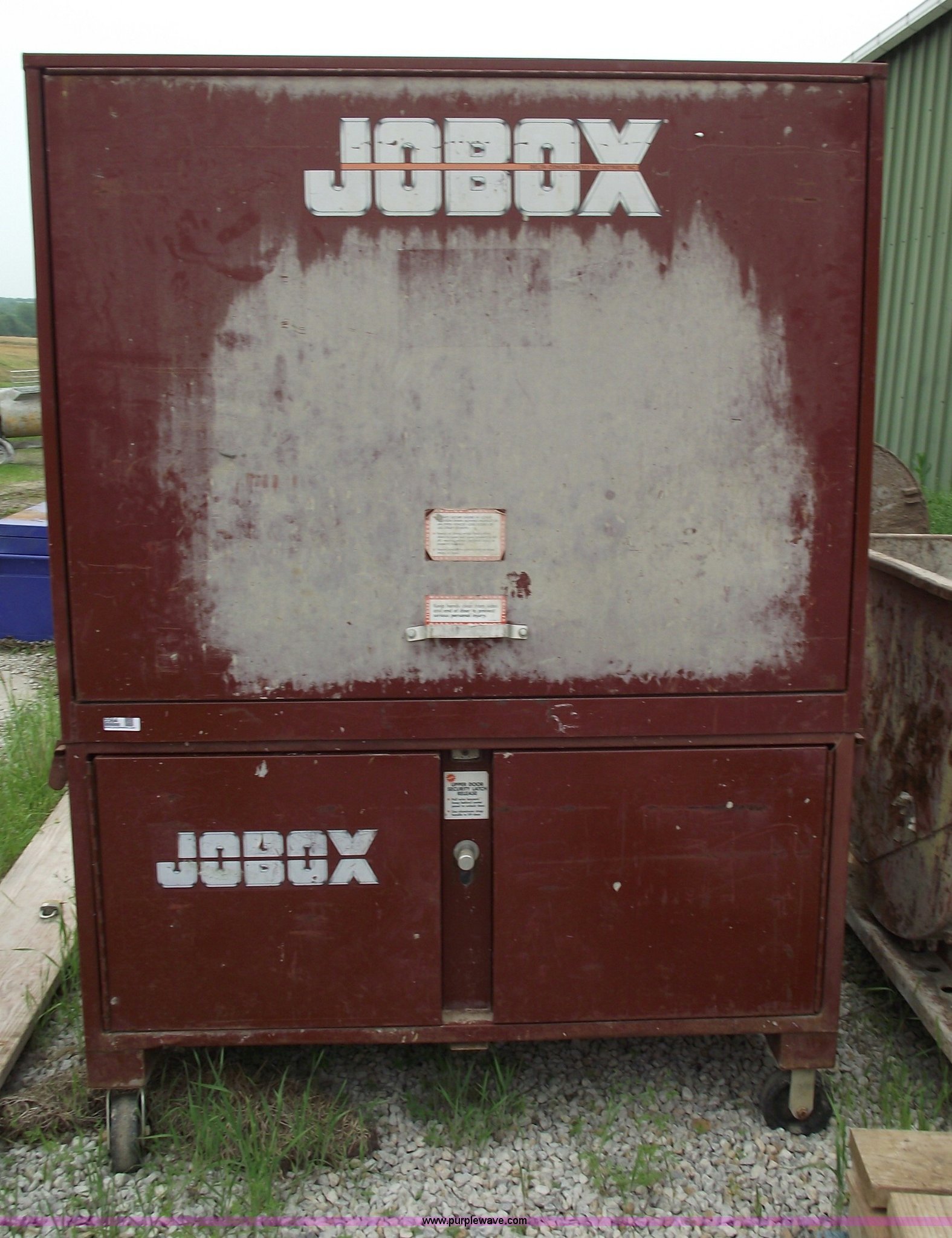 Upright job box with casters in Grain Valley, MO Item 5564 sold