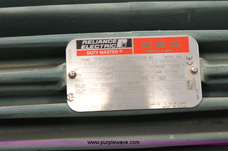 image for item 6154 Reliance Electric Duty Master 40 HP electric motor