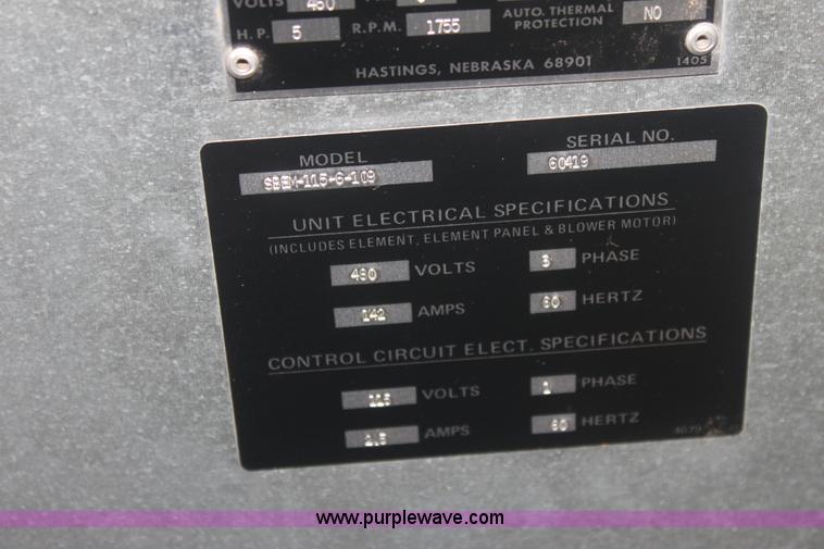 image for item 6196 Hastings Forced air furnace