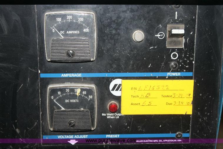 image for item 6297 Miller 22A wire feed welder