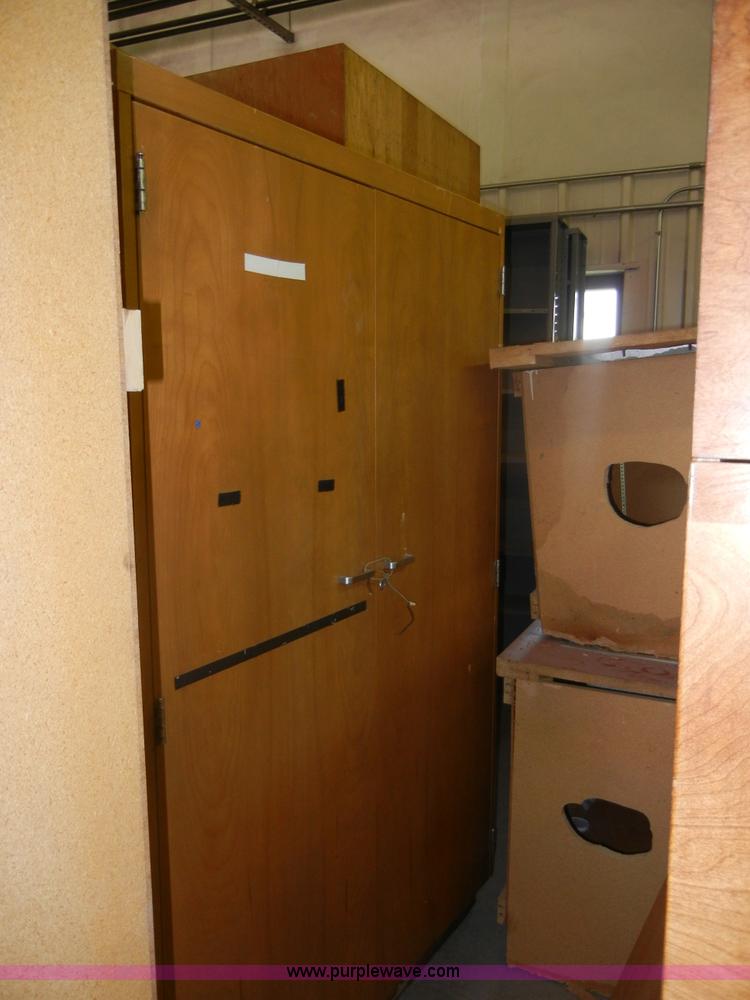 image for item 2422 Assorted wooden storage cabinets