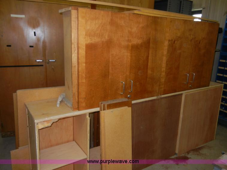 image for item 2422 Assorted wooden storage cabinets