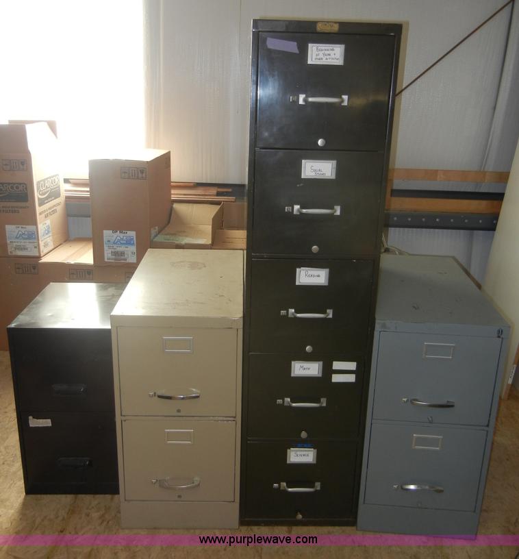 image for item 2428 Assorted storage and filing cabinets