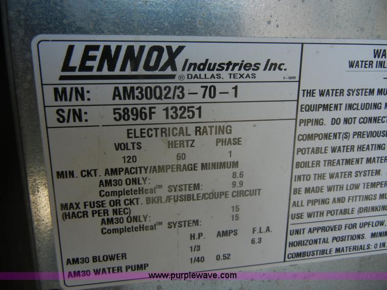 image for item 2431 Lennox AC and Handler units