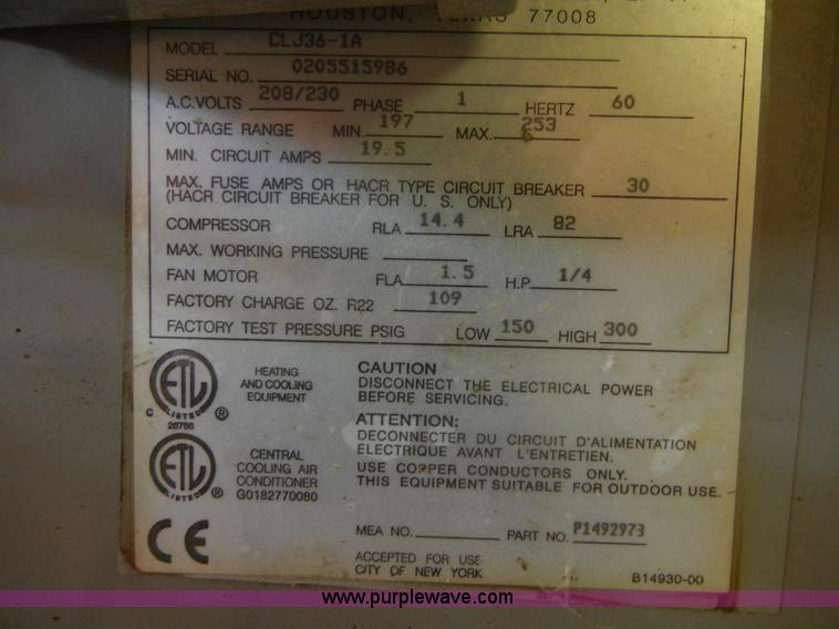 image for item 2432 Goodman AC and Handler units