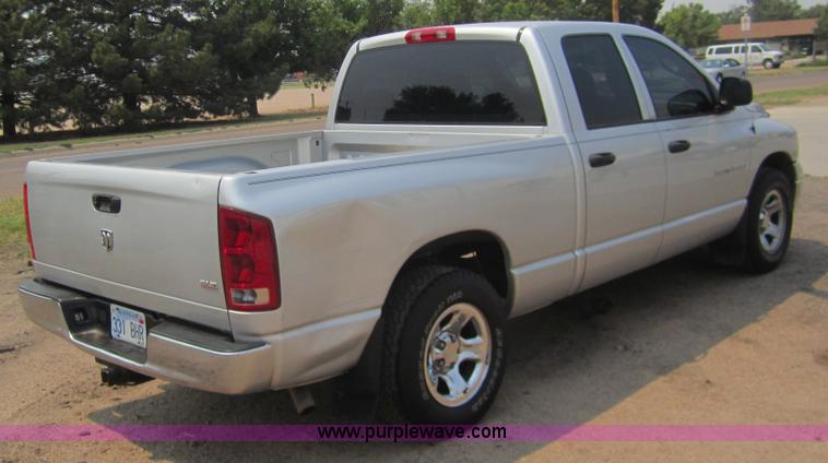 image for item 3415 2005 Dodge Ram 1500 quad cab pickup truck
