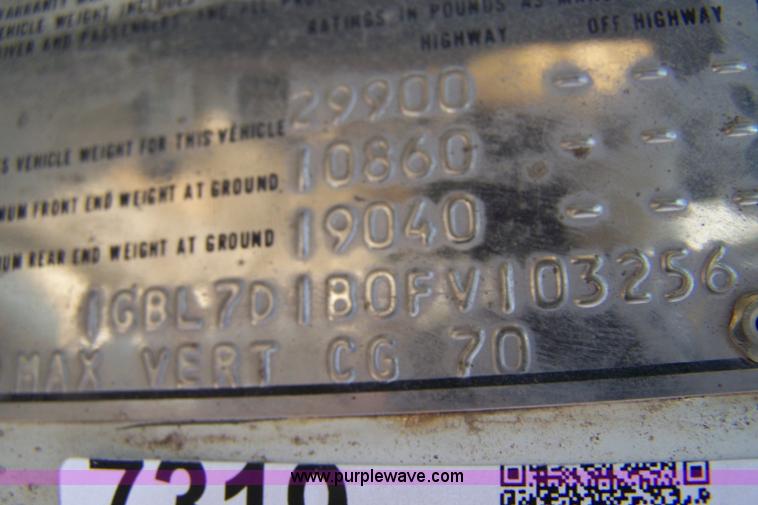 image for item 7319 1985 Chevrolet Kodiak oil spray truck