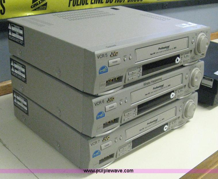 image for item 8006 (3) JVC VHS video cassette players