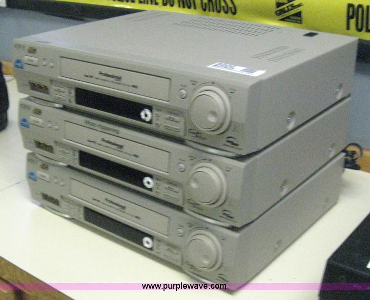 image for item 8006 (3) JVC VHS video cassette players