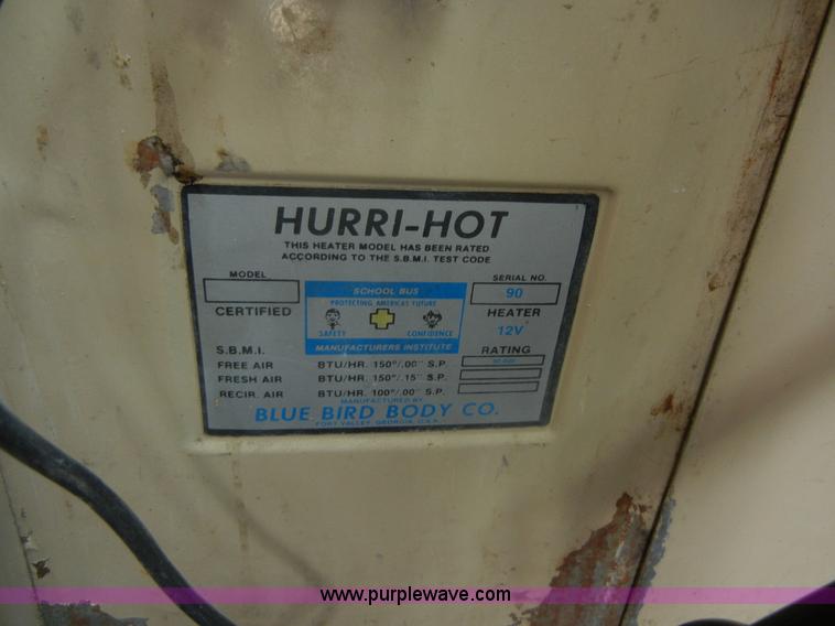 image for item A3003 1993 International 3700 Blue Bird 37' bus