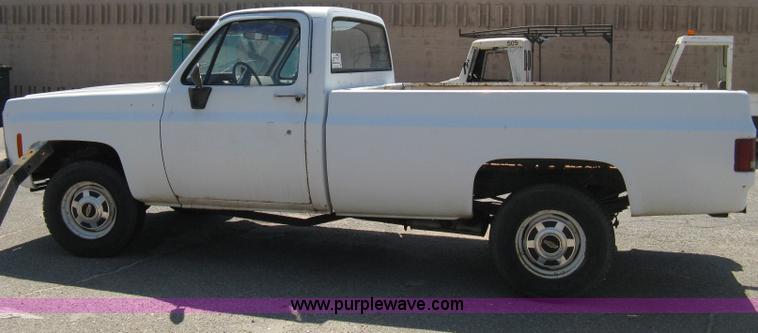 image for item A4265 1980 Chevrolet Custom Deluxe 30 pickup truck